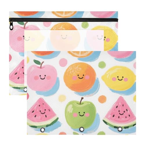 Federmäppchen, stabiler Stifthalter für A4-Papier, Briefe, 2 Stück, Lehrerklasse, bunt und niedlich, Ölgemälde, Früchte Federmäppchen, stabiler Stifthalter für A4-Papier, Briefe, 2 Stück, Lehrerklasse, bunt und niedlich, Ölgemälde, Früchte von KLL