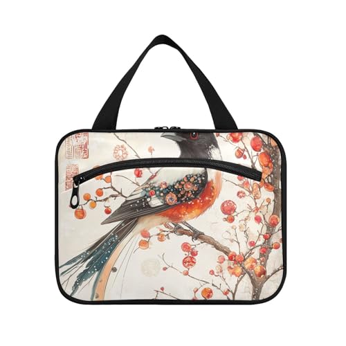 Hängetasche im chinesischen Vintage-Stil für Frauen mit Haken, faltbare Designer-Tasche für Toilettenartikel für Damen, Hotel, Organizador de maquillaje para L von KLL