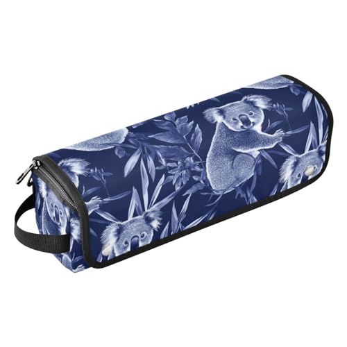 Hair Tools Reisetasche mit abnehmbarer hitzebeständiger Matte, wasserdicht, flacher Lockenstab, Reise-Organizer für Lockenstab Glätteisen, flacher Haartrockner, Kunstkoala, Königsblau, Reiseetui für von KLL