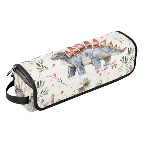 Hair Tools Reisetasche und hitzebeständige Matte, Tragetasche, flacher Lockenstab, wasserdichter Organizer für heiße Werkzeuge, Lockenstab und Glätteisen, Haarvolumizer, Beauty-Dinosaurier von KLL