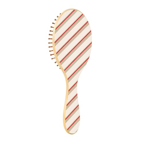 Holz-Haarbürste, Paddel-Haarbürste für Damen, Holzhaarbürsten für Frauen, natürliche Haarbürste, Frohe Weihnachten von KLL