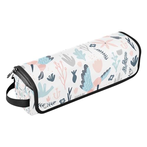 Hot Hair Tools Reisetasche und hitzebeständige Matte mit Reißverschluss, wasserdichter Reise-Organizer für Glätteisen, Glätteisen, Lockenstäbe, kindlich niedlich (45) von KLL