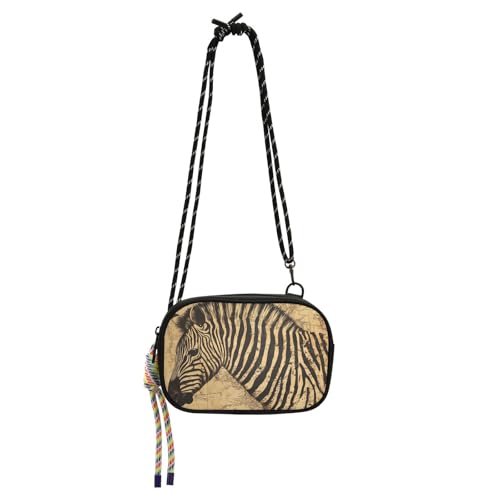 KLL Boho Vintage Simplified Animal Small Crossbody Bag Women Fashion with Credit Card Slots Shoulder Bags Take a walk von KLL