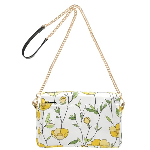 KLL Buttercup Simple Line Art Cartoon Style Fashion Small Crossbody Bag Women Vegan Leather Woman Cross Body Purse Zip Lady Shoulder Handtaschen KLL Buttercup Simple Line Art Cartoon Style Fashion Small Crossbody Bag Women Vegan Leather Woman Cross Body Purse Zip Lady Shoulder Handtaschen von KLL