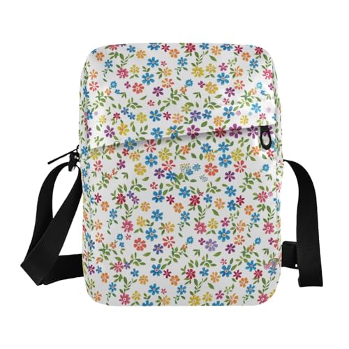 KLL Calico Herren-Umhängetasche, veganes Leder, Grün, Umhängetasche für Damen, lässige Schulterhandtaschen von KLL