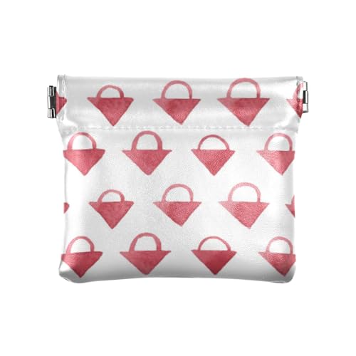 KLL Damen Kleine Leder Münzbörse Tragbare Mini Geldbörse Geldbörse für Frauen Mädchen Mode Kunst (6), Modekunst (6), 4.33"(L) x 3.74"(W) x 0.39"(H), Drucken von KLL