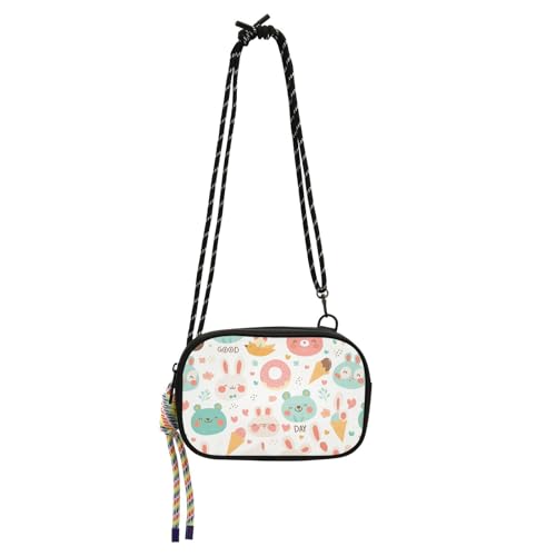 KLL Dessert Ice Cream Animal Cute Crossbody Bags Womens Practical with Credit Card Slots Purses Date von KLL