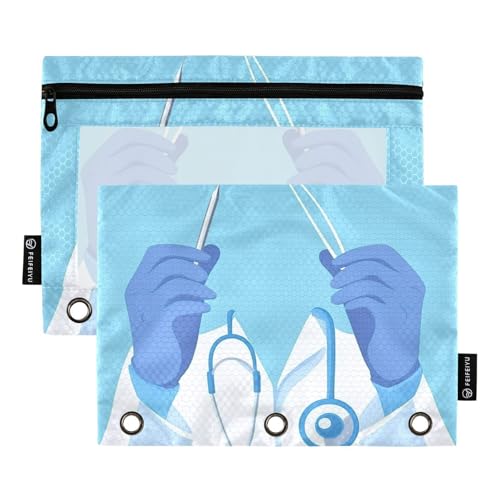 KLL Doctors Day Skalpell Binder Pocket Pencil Case for Rings Binder Folders with Waterproof for School Stationery Supplies KLL Doctors Day Skalpell Binder Pocket Pencil Case for Rings Binder Folders with Waterproof for School Stationery Supplies von KLL