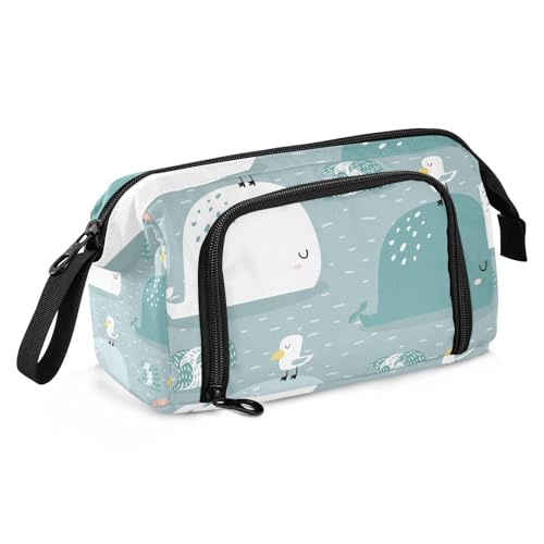 KLL Federmäppchen, Organizer, großes Fassungsvermögen, cooles Federmäppchen mit Reißverschluss, Federmäppchen für Erwachsene, Teenager, Büro, Kinder, niedlich von KLL