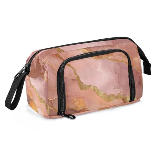 KLL Federmäppchen Große Kapazität Reise Federmäppchen Multifunktionale Federmäppchen für Erwachsene für Mann Kindergarten Marmor Terrakotta Blush KLL Federmäppchen Große Kapazität Reise Federmäppchen Multifunktionale Federmäppchen für Erwachsene für Mann Kindergarten Marmor Terrakotta Blush von KLL