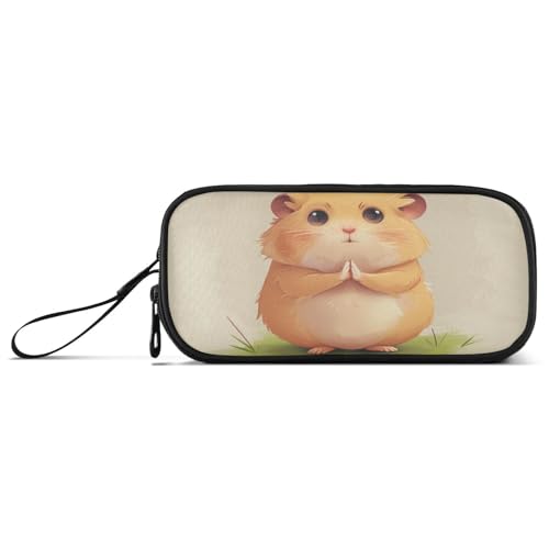 KLL Federmäppchen aus Nylon mit Reißverschluss, große Kapazität, Federmäppchen für College, Schreibwaren, Organizer für elementare Mädchen von KLL