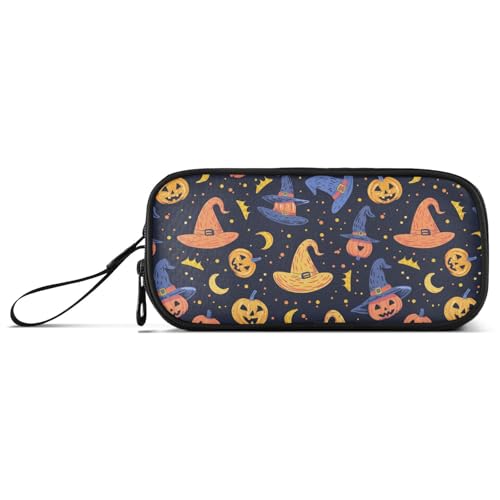 KLL Federmäppchen aus Plüsch, Hexenhut, Nylon, für Studenten, hohe Kapazität, Schlitz, Federmäppchen, Schreibwaren-Organizer für Mädchen im Büro von KLL