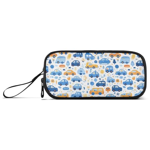 KLL Federmäppchen mit Spielzeugauto, Nylon, große Kapazität, Federmäppchen für Teenager, Schreibwaren-Tasche für High School Man von KLL