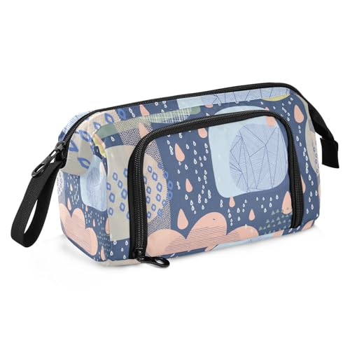 KLL Federmäppchen mit großem Fassungsvermögen, multifunktionales Federmäppchen mit Reißverschluss, für Mädchen, Büro, Farbe Schönheit von KLL