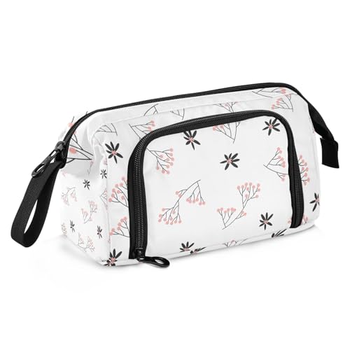 KLL Federmäppchen mit großem Fassungsvermögen, tragbares Federmäppchen für Kinder für adrette Mittelschule, niedliches Tier von KLL