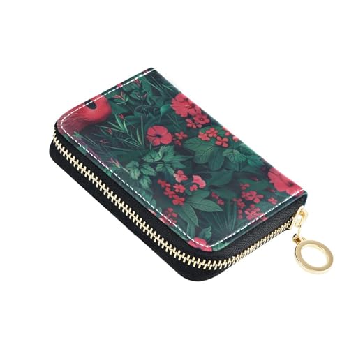 KLL Flower Power Part Herren-Geldbörse aus Leder mit Cion-Geldbörse, RFID-blockierend, Kartenetuis mit Reißverschluss KLL Flower Power Part Herren-Geldbörse aus Leder mit Cion-Geldbörse, RFID-blockierend, Kartenetuis mit Reißverschluss von KLL