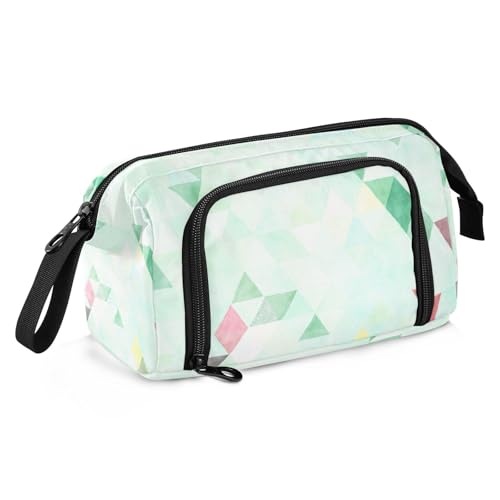 KLL Großes Federmäppchen, großes Fassungsvermögen, Tasche mit Reißverschluss, Bürste und Federmäppchen für Jungen, adrette Schule, Mode, abstrakter Trend KLL Großes Federmäppchen, großes Fassungsvermögen, Tasche mit Reißverschluss, Bürste und Federmäppchen für Jungen, adrette Schule, Mode, abstrakter Trend von KLL