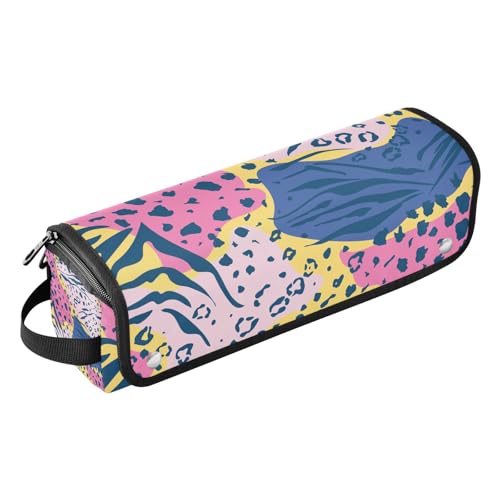 KLL Hair Tools Reisetasche mit herausnehmbarer, hitzebeständiger Matte, wasserdicht, Reise-Organizer für Glätteisen, Glätteisen, Lockenstäbe, verspielter, bizarrer Haar-Zubehör-Organizer von KLL