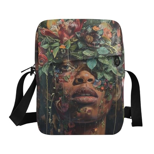 KLL Homegrown Messenger Bag Cute Vegan Leather Crossbody Bag Men Travel Shoulder Handbag von KLL