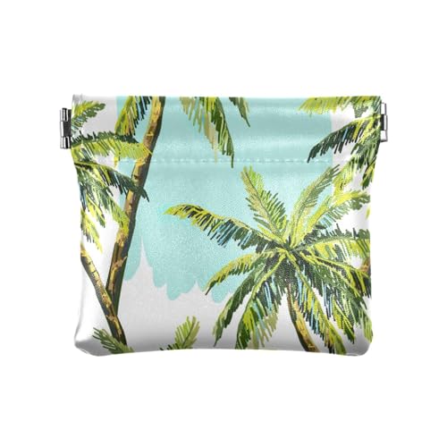 KLL Kleine Geldbörse für Damen, Leder, einzigartiger Mini-Kartenhalter, Geldbörse für Mütter, Schwester, Blume, Sommer, Blume, Sommer, 11 cm (L) x 9,5 cm (B) x 1 cm (H), Druck, Blume, Sommer,, von KLL