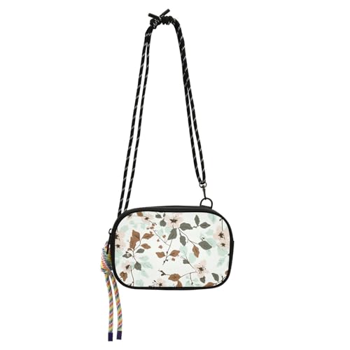 KLL Kleine Umhängetasche für Herren, mit verstellbarem Riemen, kleine Umhängetasche für Wandern, Reisen von KLL