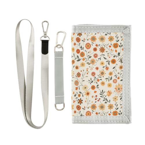 KLL Kleine dreifach gefaltete Herren-Geldbörse für Damen, coole Freizeit-Reisebrieftasche für Männer mit Umhängeband KLL Kleine dreifach gefaltete Herren-Geldbörse für Damen, coole Freizeit-Reisebrieftasche für Männer mit Umhängeband von KLL