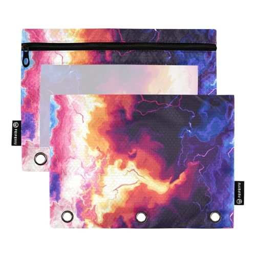 KLL Lightning Rings Binder Pocket Fabric Pencil Case for Binder Folder with Waterproof for Examination Stationery Supply KLL Lightning Rings Binder Pocket Fabric Pencil Case for Binder Folder with Waterproof for Examination Stationery Supply von KLL
