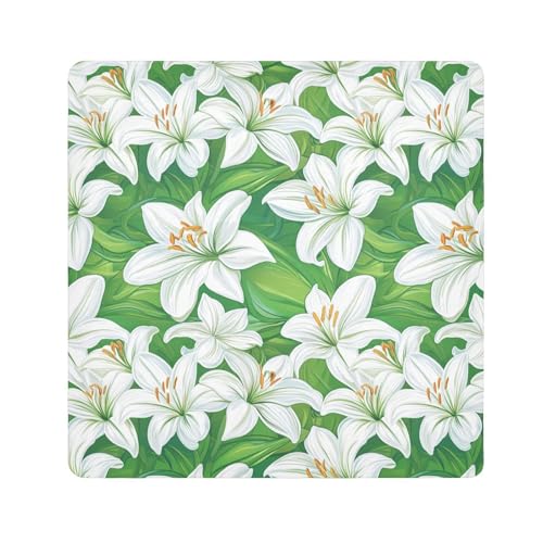 KLL Lily Happy Easter Schutztasche für Make-up, Reisetasche, Organizer, Wickeltasche, Kamera-Objektivtuch, Organizer, Taschen für Damen, Lily Happy Easter, 17.7x17.7in von KLL