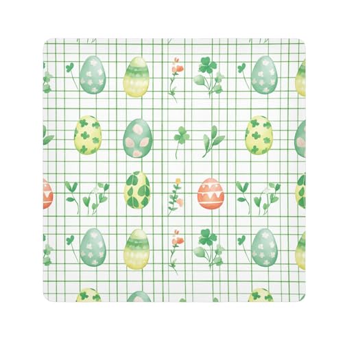 KLL Magische Make-up-Tasche für Ostern, Ostereier, Blätter, Aquarell, Eier, magisch, Kosmetiktasche, Reisetasche, Organizer, Wickeltasche, Kameralinse, Tuch, Organizer, Taschen für Damen, Ostereier, von KLL