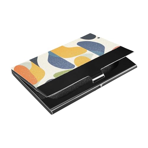 KLL Minimalismus Slim Visitenkartenhalter mit Leder & Edelstahl Kreditkartenetui zum Schutz Ihrer Karten von KLL