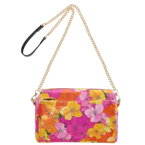 KLL Modische kleine Umhängetasche für Damen, veganes Leder, lässige Geldbörse, wasserdicht, Schultertasche für Damen von KLL