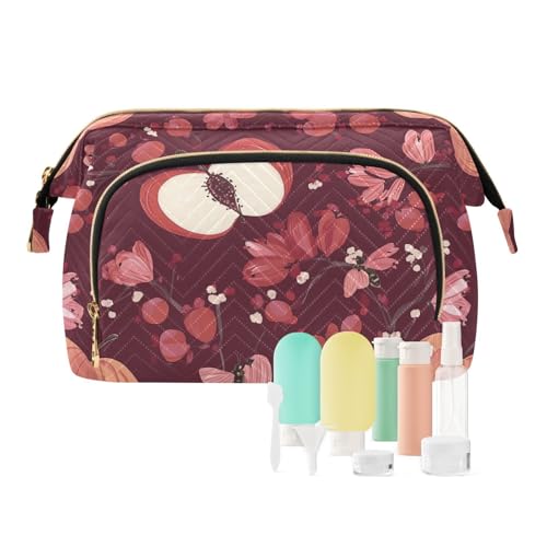 KLL Nette Stachelbeere Obst Kulturbeutel Essentials Reise Kosmetiktasche Für Frauen Schmuck Für Reise Organizer, 1 größe, 1 size von KLL