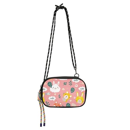 KLL Niedliche Tier-Tragetasche, Umhängetasche für Damen, mit Kreditkartenfächern, Handtaschen zum Einkaufen von KLL