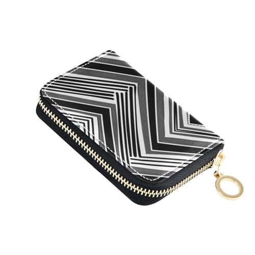 KLL Schwarz und Weiß Leder Damen Kartenhalter Geldbörsen mit 9 Kartensteckplätzen RFID Blocking Kleiner Kartenhalter mit Reißverschluss KLL Schwarz und Weiß Leder Damen Kartenhalter Geldbörsen mit 9 Kartensteckplätzen RFID Blocking Kleiner Kartenhalter mit Reißverschluss von KLL