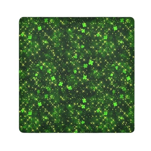 KLL St. Patrick's Day Gleaming Luck Magic Kulturbeutel, Kosmetiktasche, Organizer, Verpackung, Kameralinse, Tuch für Organisation, St. Patrick's Day Gleaming Luck, 13.8x13.8in von KLL