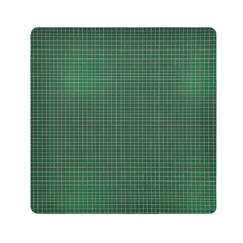 KLL St. Patrick's Day Kulturbeutel mit Gittermuster, für Make-up, Organizer, Kamera-Objektivtuch, Make-up für Damen, Grün, St. Patrick's Day grünes Gitter, 21.7x21.7in von KLL