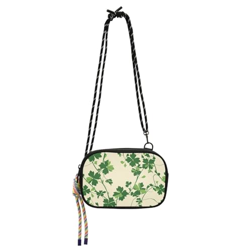 KLL St.patrick Damen-Umhängetasche, Blumenmuster, mit Kreditkartenfächern, Schwarz KLL St.patrick Damen-Umhängetasche, Blumenmuster, mit Kreditkartenfächern, Schwarz von KLL
