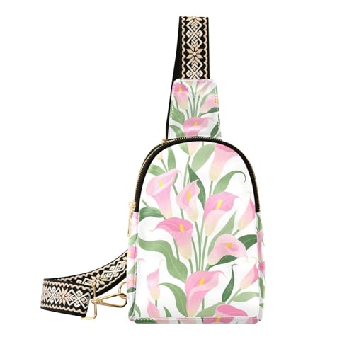 KLL Trendige Vintage-Tasche Calla Lily Chic für Damen, niedlich für Frauen, Anti-Diebstahl für Reisen KLL Trendige Vintage-Tasche Calla Lily Chic für Damen, niedlich für Frauen, Anti-Diebstahl für Reisen von KLL
