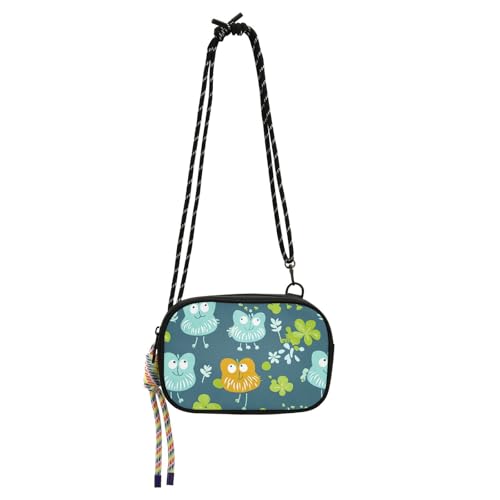 KLL Vierblättriges Kleeblatt Lustige Seitentasche Crossbody für Frauen Trendy mit verstellbarem Riemen Kleine Handtaschen Gehen Sie einkaufen von KLL