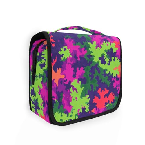 Kale Reisetasche für Herren, Roulette-Stil, Kulturbeutel mit Haken zum Aufhängen, schicke Medizintasche, Urlaub von KLL