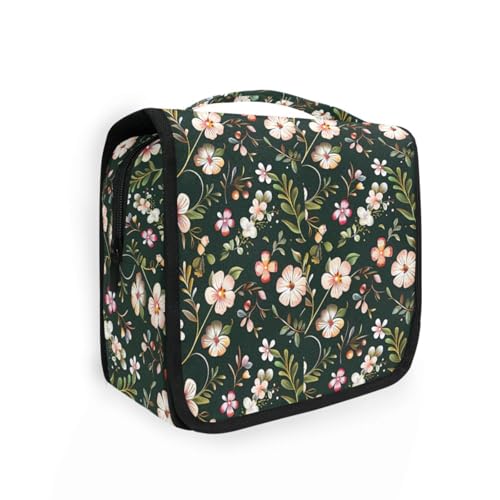 Kosmetiktasche für Damen, mit Haken zum Aufhängen, groß, Olivgrün, bunt, schick, für Kreuzfahrten Kosmetiktasche für Damen, mit Haken zum Aufhängen, groß, Olivgrün, bunt, schick, für Kreuzfahrten von KLL