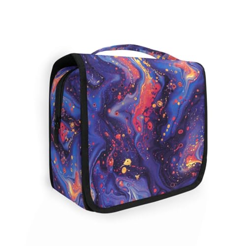 Kulturbeutel für Herren mit lebendigem Wellenmuster, mit Haken zum Aufhängen, Kosmetik-Organizer, Fitnessstudio Kulturbeutel für Herren mit lebendigem Wellenmuster, mit Haken zum Aufhängen, Kosmetik-Organizer, Fitnessstudio von KLL