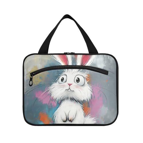 Kulturbeutel mit Cartoon-Motiv "Fuuny", zum Aufhängen, mit Haken, multifunktionaler Make-up-Organizer für Herren, Fitnessstudio, Bolso, Viajero, Para, Mujer, L von KLL