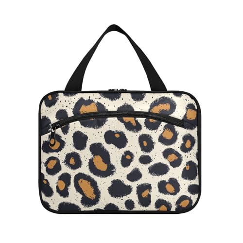 Leopardenfellmuster zum Aufhängen für Herren, mit Haken, Designer-Zubehör, Hautpflege-Tasche für Reisen, ein Muss für Badezimmer, Bolsos para Hombre L von KLL