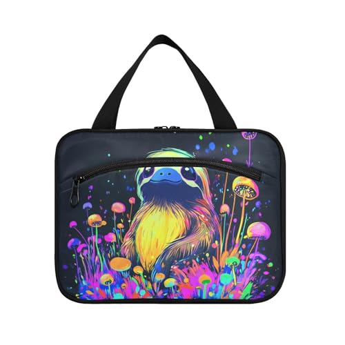 Lustige Faultier-Hängetasche, Reise-Kosmetiktasche mit Haken, tragbare Designer-Rasiertasche für Männer und Frauen, Reisen, Badezimmer, Größe L Lustige Faultier-Hängetasche, Reise-Kosmetiktasche mit Haken, tragbare Designer-Rasiertasche für Männer und Frauen, Reisen, Badezimmer, Größe L von KLL