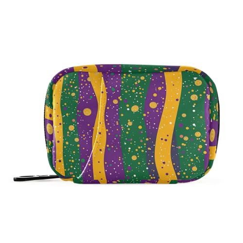 Mardi Gras Karneval Floats Medizintasche mit abnehmbaren Fächern Medizinbox Organizer für Geldbörse von KLL