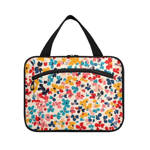 Mehrfarbige Calico-Hängetaschen für Frauen mit Haken, Designer-Chic-Rasierset für Erwachsene, Maleta para maquillaje L von KLL