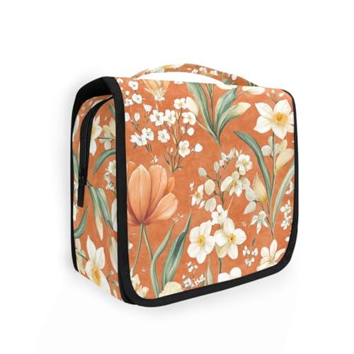 Narzissen Blume Orange Sizoiletries für Herren mit Haken zum Aufhängen Unisex Medizintasche Ausflug Narzissen Blume Orange Sizoiletries für Herren mit Haken zum Aufhängen Unisex Medizintasche Ausflug von KLL