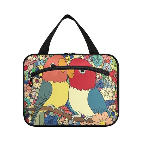 Niedliche Weihnachtstasche zum Aufhängen für Frauen mit Haken, kompakte Designer-Tasche für Toilettenartikel für Damen, Reiseporta, Kosmetik, Mujer para cartera L von KLL