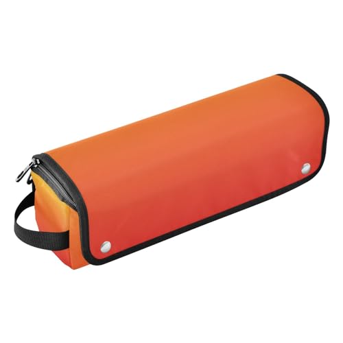 Reise-Werkzeugtasche und hitzebeständige Matte mit Reißverschluss, tragbarer Haarstyling-Werkzeug-Organizer für heiße Werkzeuge, Lockenstab, Glätteisen, Volumizer Styler, Flammenverlauf, Reisezubehör von KLL